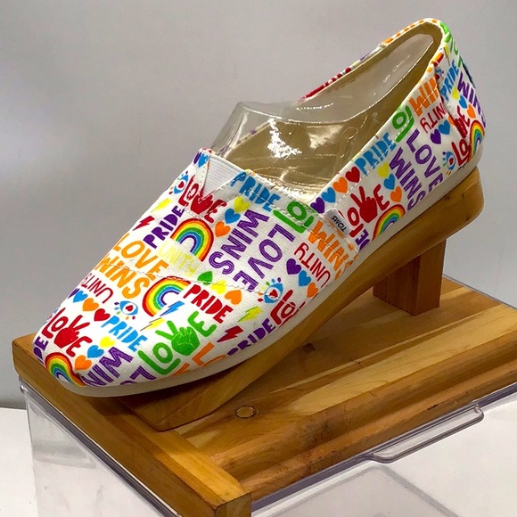 Toms Shoes - TOMS Alpargata Pride Multi-Color Canvas Shoe